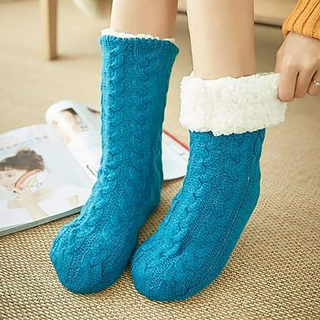 

3 Pairs * Women s Autumn And Winter Plush Medium Tube Household Monthly Sleep Christmas Stockings Carpet Stockings Women Winter Socks