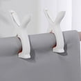 thumbnail image 1 of Oreilles Mignonnes Coupe-Vent Séchage à Clip Courtepointe et Drap Support à Clip Fixe Maison Extérieur, 1 of 3