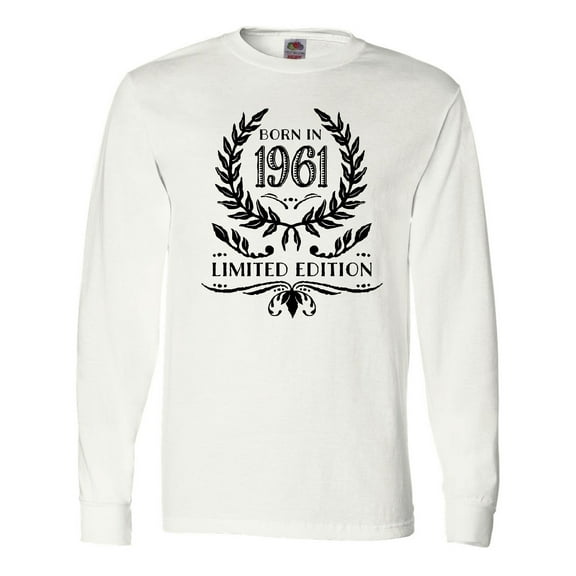 Inktastic Born in 1961 Limited Edition Long Sleeve T-Shirt