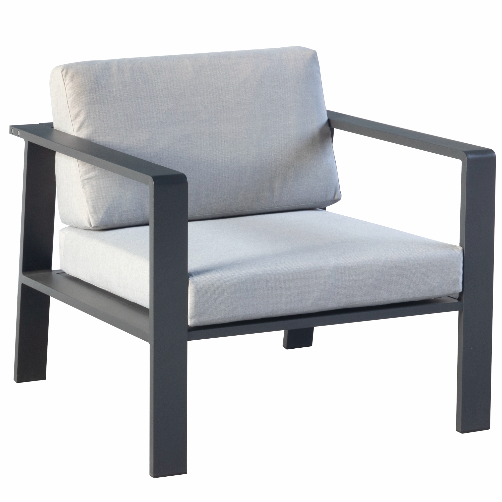 Higold 3801 Nofi Patio Furniture, 1 Piece Single Outdoor Sofa with Grey