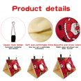 thumbnail image 3 of Casa de Nido de Pájaro triangular colgante hamaca ligera para hámster Wdftyju loro cama para dormir cabaña de felpa cálida accesorios para dormir para mascotas, 3 of 8