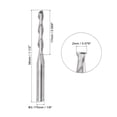 thumbnail image 2 of Unique Bargains 1/8' Shank 2mm x 17mm Solid Carbide 2 Flute CNC Spiral Router Bit for PVC MDF Wood 2 Pack, 2 of 5