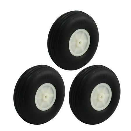 Unique Bargains 3pcs Rc Airplane Embly Parts Super Light Pu Tire Wheel 76 2mm 3 Unique Bargains 3pcs Rc Airplane Embly Parts Super Light Pu Tire Wheel 76 2mm 3