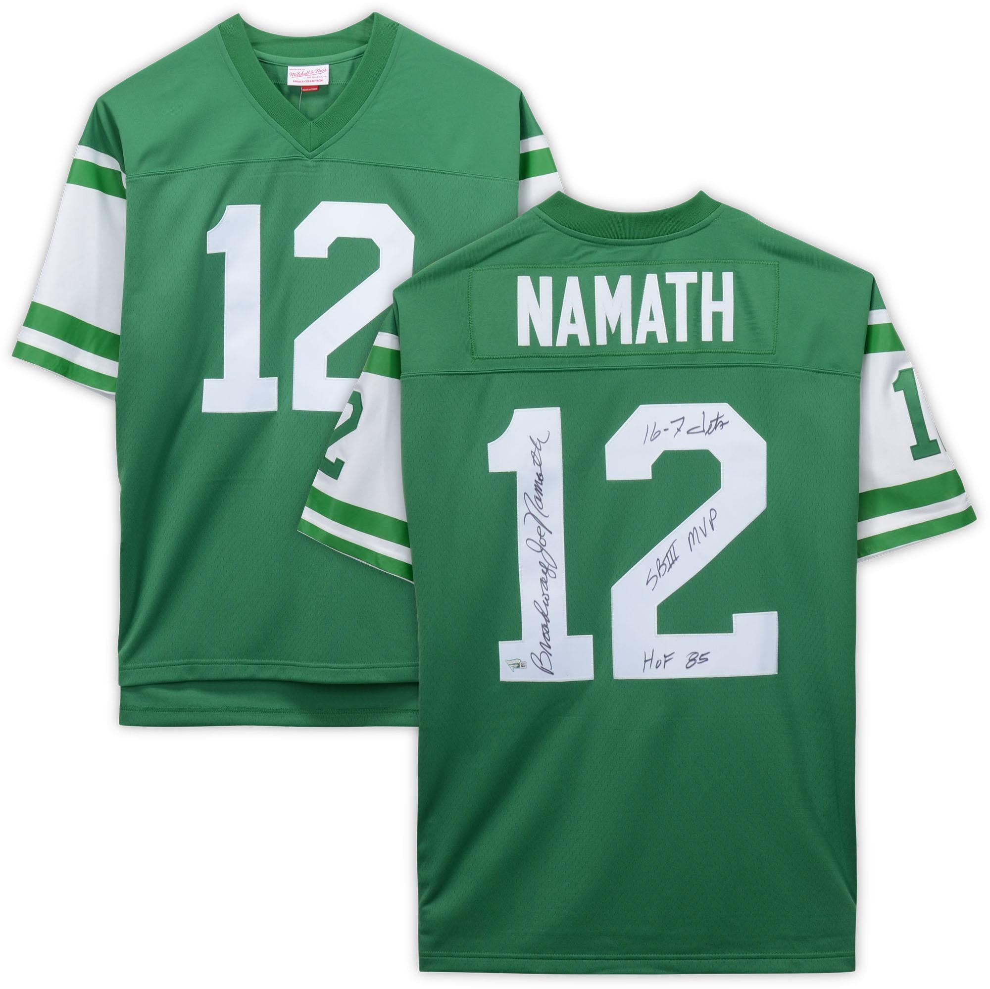 joe namath authentic jersey
