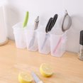 thumbnail image 4 of Caja de almacenamiento para clasificar alimentos para frigorífico, plástico, multiusos, 4 unidades, color blanco, 4 of 5
