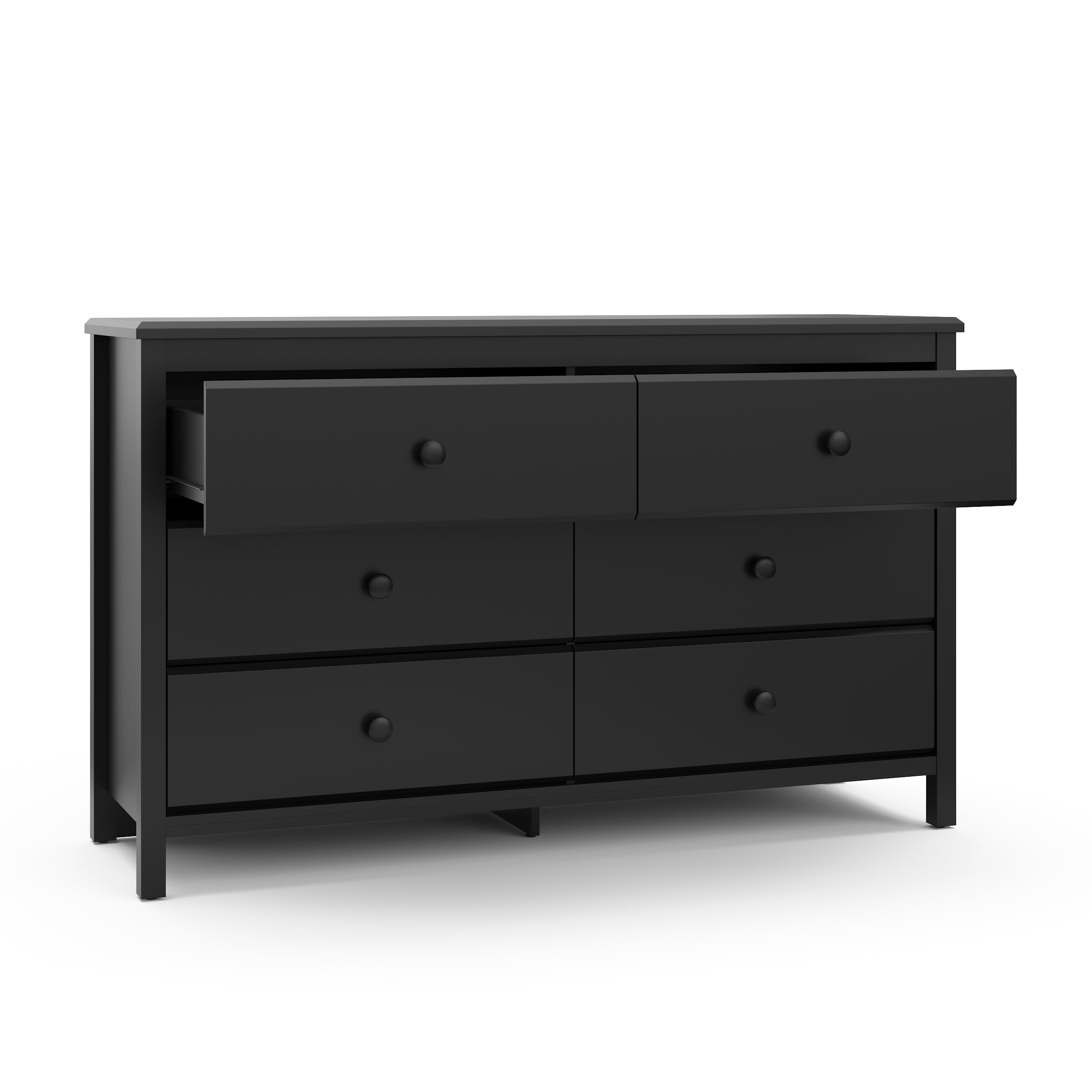 Storkcraft Alpine 6 Drawer Double Dresser Chest Espresso Walmart