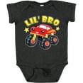 thumbnail image 3 of Inktastic Monster Truck Little Bro Boys Baby Bodysuit, 3 of 5