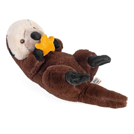 Wild Republic Ecokins Otter Sea, Stuffed Animal, 12 inches, Gift for Kids, Plush Toy, Made from Spun Recycled Water Bottles, Eco Friendly, Child’s Room Décor