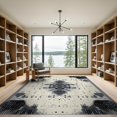 thumbnail image 2 of ODIKA 9'x12' Washable Area Rug Low Pile, Flatwoven, Cowboy Spotted Cow Print Themed Hid Classroom Artificial Large for Great Room, Indoor Concept, Living, 2 of 7