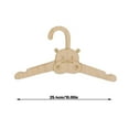 thumbnail image 3 of Eco-Friendly Wooden Animal-Shaped Hangers for Kids' Clothes Durable, Fun Design, Natural Finish, Set of 5, 3 of 5