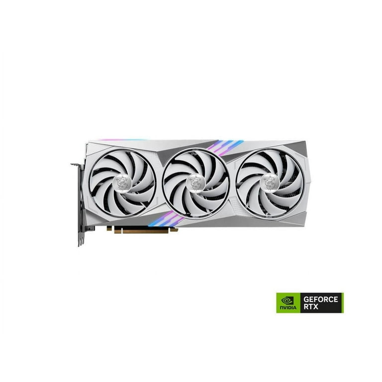 MSI GeForce RTX 4070 Ti Gaming Trio White 12GB GDDR6X ATX Video 