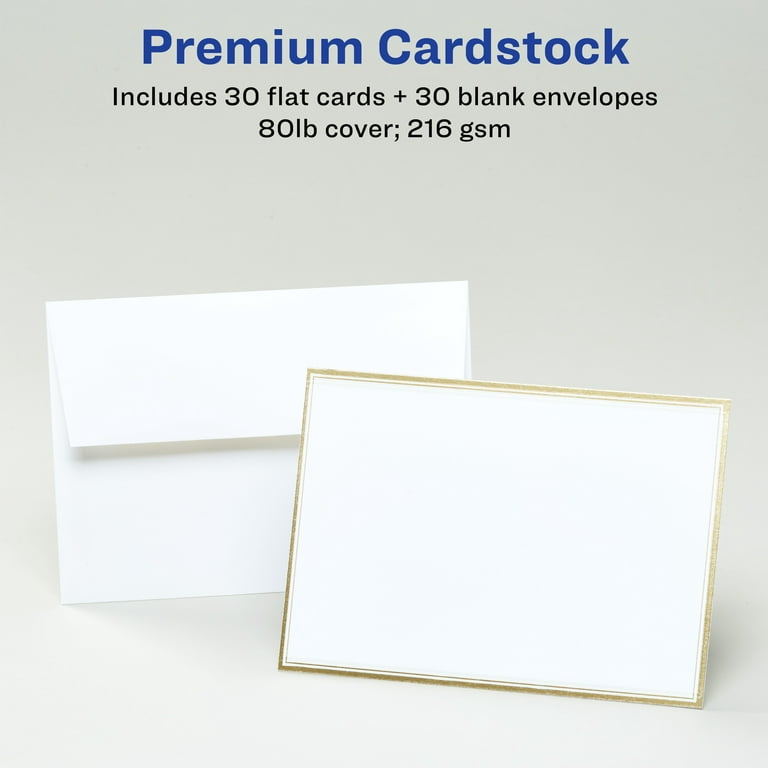 5x7 Shimmer Metallic Cards