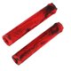 thumbnail image 4 of 1 par de empuñaduras de manillar de bicicleta de 17cm, empuñaduras de goma antideslizantes para manillar de bicicleta estándar de 22,2mm, rojo y negro, 4 of 10