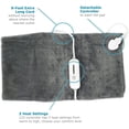 thumbnail image 6 of Dr Relief Full Back Heating Pad Fast Heating Wrap with Auto Shut Off for Back, Neck and Shoulder, Abdomen, Waist Pain Relief, Dry/Moist Option (17"x33", Gray), 6 of 6
