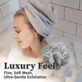 thumbnail image 2 of Exfoliante corporal Loofah Sponge MyHomeBody, grande, 70 g, paquete de 3, 2 of 6