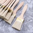 thumbnail image 4 of Juego de 23 pinceles de cerdas planas con mango de madera para paredes y muebles de 2 pulgadas, 4 of 5