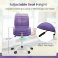 thumbnail image 6 of Kadyn Task Office Chair,Home Office Chair,Computer Task Chair,Ergonomic Children Study Chair with Adjustable Height-Purple, 6 of 7