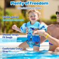 thumbnail image 4 of Toddler Swim Vest, Adjustable Floaties for Kids 13-30 Lbs, Water  Arm Band with Safety Straps, 4 of 6