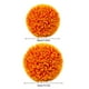 thumbnail image 2 of Bolas de plantas artificiales Naiovety Decoración naranja 35cm, 2 of 6