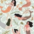 thumbnail image 2 of Wang, Melissa 12x12 White Modern Wood Framed Museum Art Print Titled - Mermaid at Heart IV, 2 of 4