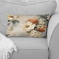 thumbnail image 2 of Designart "Lace with Rustic Charm" Floral Printed Throw Pillow, 2 of 5