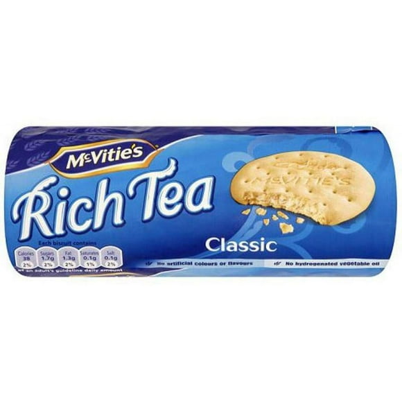 McVities Rich Tea Biscuits, McVities Rich Tea is a type of sweet biscuit