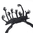 thumbnail image 3 of Diadema del diablo del aro del pelo de la calabaza del fantasma de la araña de Halloween, 3 of 5