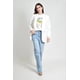 thumbnail image 5 of Blazer manga 3/4 Roman Fashion /Juvenil, 12255 (Blanco) blanco CH, 5 of 5