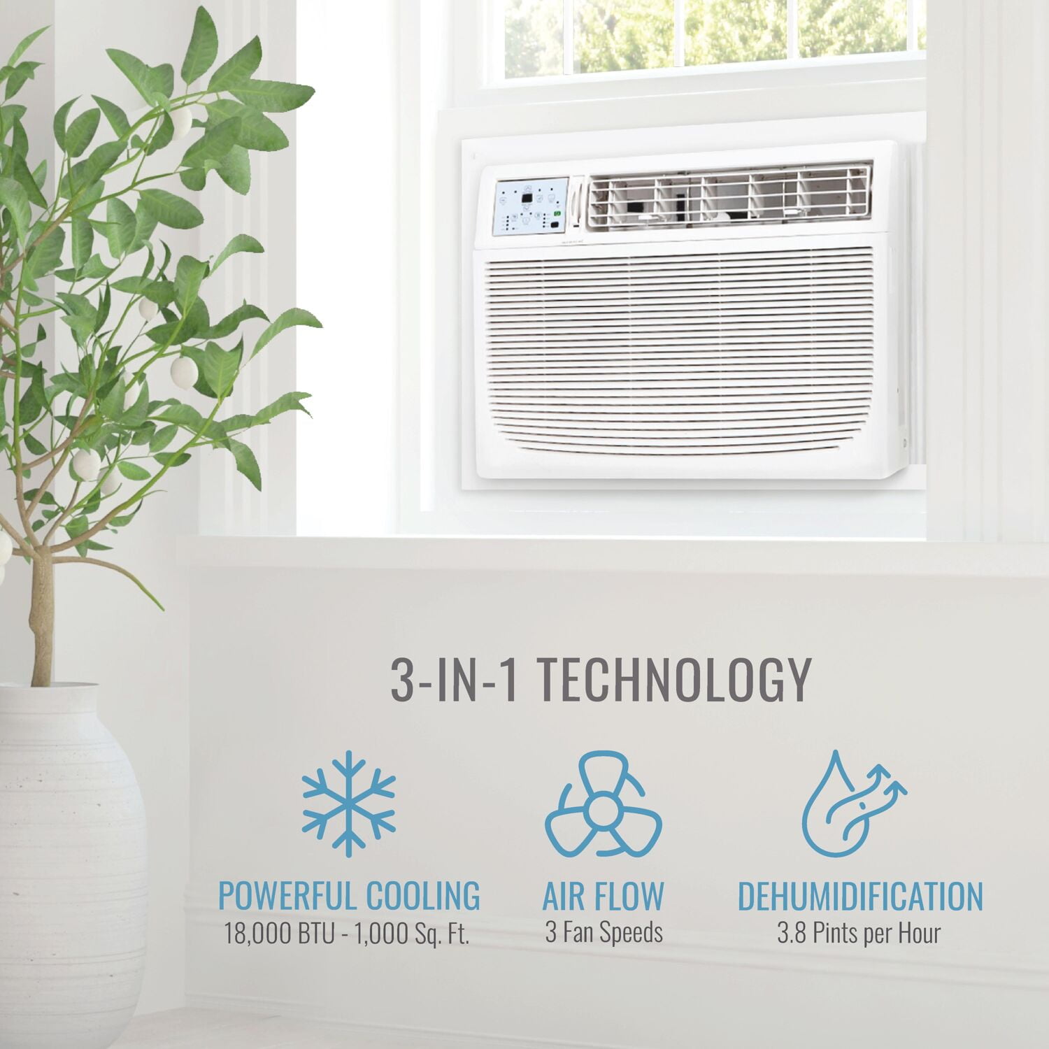 1000 sq ft window air conditioner