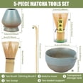 thumbnail image 3 of Wekvgz 10Pcs Matcha Set Practical Matcha Whisk Set Includes Matcha Bowl with Spout Matcha Whisk Holder Matcha Whisk Tea Scoop Delicate Matcha Tea Set Versatile Matcha Kit for Matcha Tea Lovers, 3 of 10