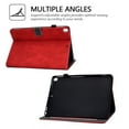 thumbnail image 3 of Dteck Case For Apple iPad 9th Generation 10.2"/iPad 8th Gen 2020/iPad 7th Gen 2019,Magnetic Leather Wallet Card Holder Smart Case Folio Stand Protective Automatic wake/sleep Cover,Red, 3 of 6