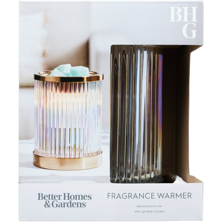 Better Homes & Gardens Full Size Ribbed Glass Wax Warmer with