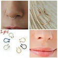 thumbnail image 6 of 1PC Sexy Fake Septum Rings Nose Non Pierced Cuff Jewelry F3X3 Piercing Nice J7 F89C, 6 of 8