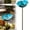 Sky Blue, variant on Metal Flower Garden Stakes Bird Bath Handmade, Bee Watering Station, Bees Bath for Garden Metal Bee Water Feeder with Flower Design, Butterfly Bees Bath Bowl for Outdoor Yard Decor (1PCS,Sky Blue)