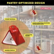 Catchmaster Pantry Moth Traps with Pheromone Technology - XL Moth Traps - For Use In Kitchen Cabinets and Food Storage - Red, 6PK