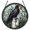 A, variant on Halloween Decorations Indoor 2D Acrylic Suncatcher Hanging Ornament, Ghost Black Cat Spider Crow 7.9'' Round Stained Glass Window Hanging Wall Door Decor, 1 Pack(C)