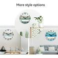 thumbnail image 2 of Wall Clock - Beach Themed Blue Wall Clocks Battery Operated Silent Non-Ticking, Coastal Nautical Clock Decorative for Home Kitchen Living Room Office Bathroom Bedroom(10 Inch), 2 of 5