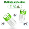 thumbnail image 5 of 1.5V 7500mAh USB Rechargeable D Lithium Batteries,Rechargeable D Battery 8 pack ,Lr20 1.5v Battery Size D, 5 of 6