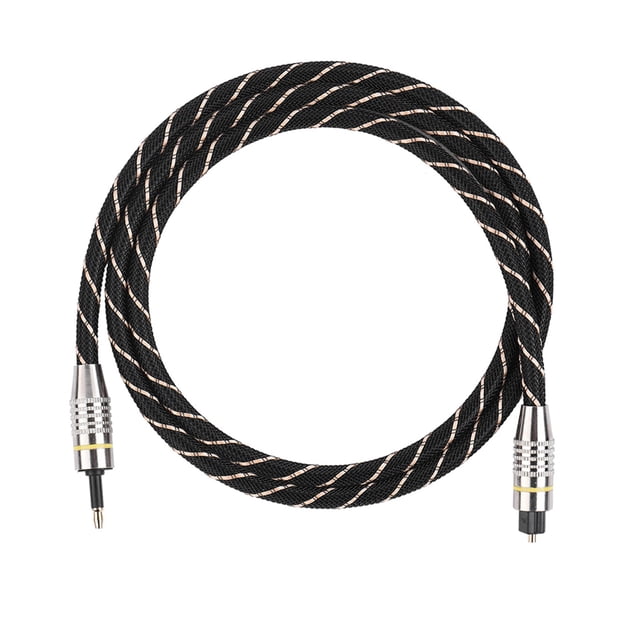 Cable de Digital de Fibra óptica Conector Chapado en Oro SPDIF Redondo