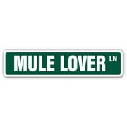 Mule Lover Street [3 Pack] of Vinyl Decal Stickers | Indoor/Outdoor | Funny decoration for Laptop, Car, Garage , Bedroom, Offices | SignMission