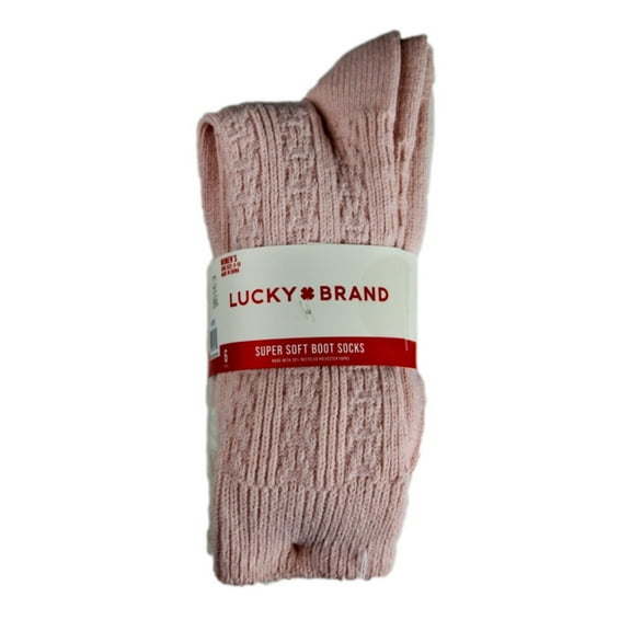 Lucky Brand Women's Boot Socks, Super Soft, 5-10 Shoe Size, 6 Pairs (1391058)