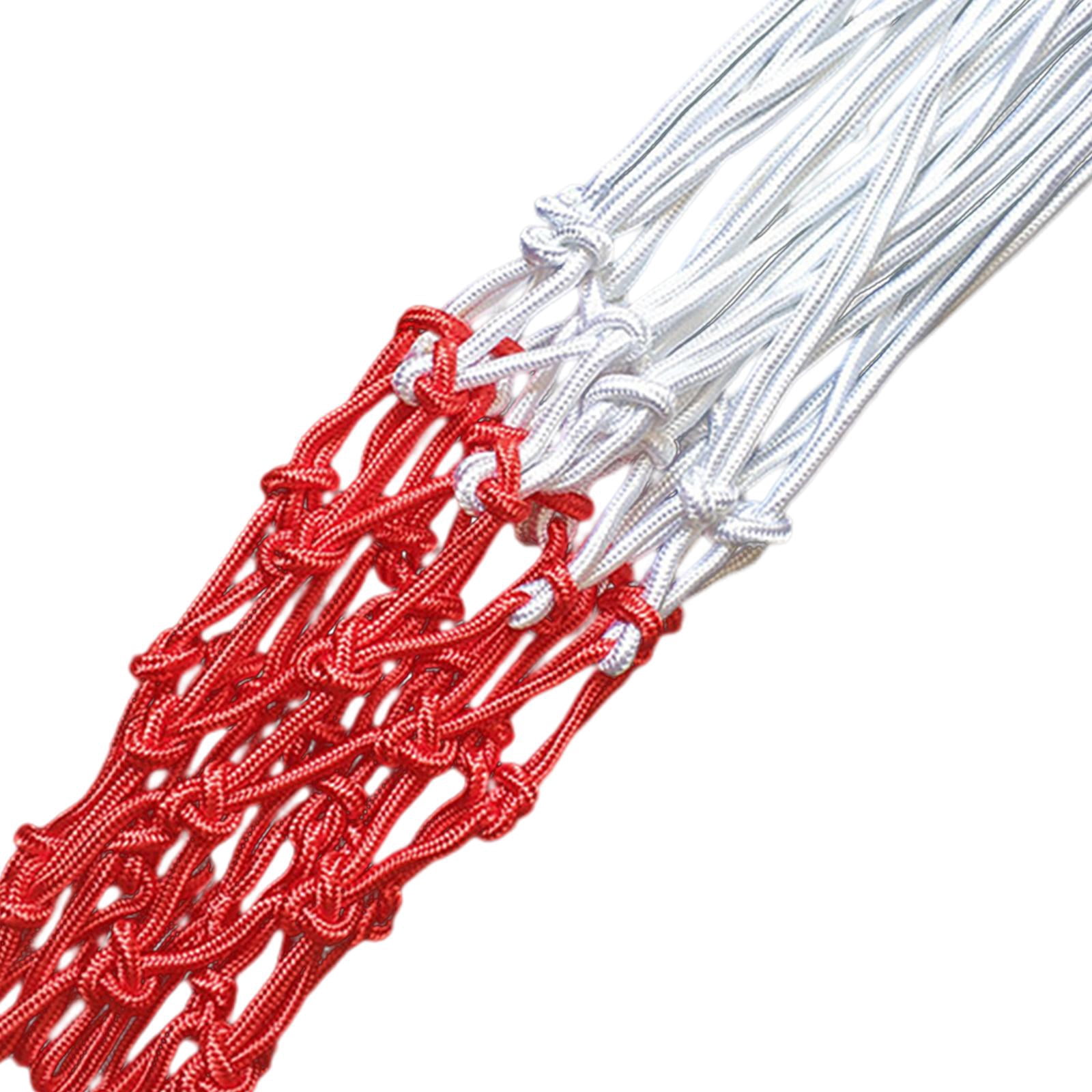 harayaa Basketball Net Basketball Court Equipment Premium Heavy Duty Basketball Rim Nets Round Rope Dia 5.5mm