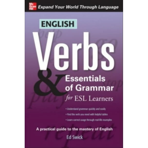 English Verbs & Essentials of Grammar for ESL Learners, (Paperback)