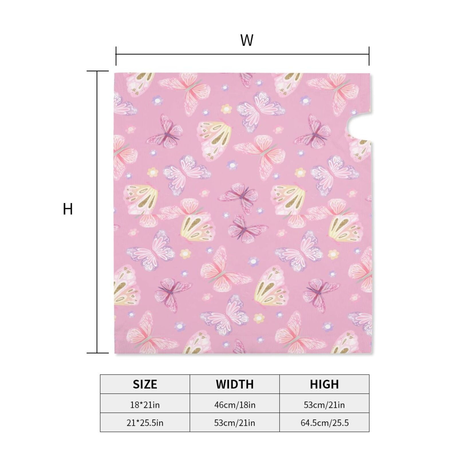 Gukieu Butterfly 1 Print Magnetic Mailbox Cover, Sun-proof and Waterproof Home Yard Mailbox Cover-21x18 in