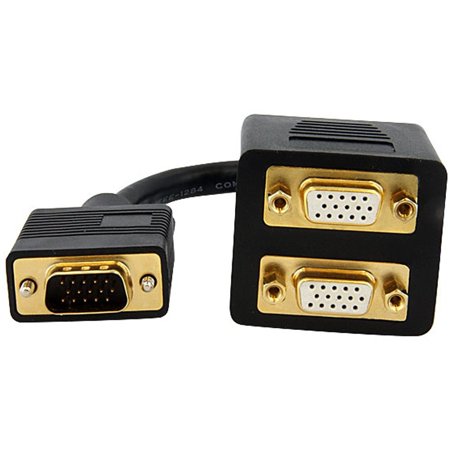 ＳｔａｒＴｅｃｈ．ｃｏｍ VGAケーブル/VGAスプリッター/30cm/1x VGA - 2x VGA/オス・メス 目安在庫=○