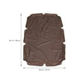 thumbnail image 2 of Bestonzon Swing Replacement Canopy Cover Patio Foroutdoor Porch Swings Parts Accessories 3 Personset Cushions Sunshade, 2 of 6