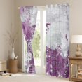 thumbnail image 3 of Manfei Vintage Oil Printing Black Out Curtains, Plum Abstract Ombre Curtains Pack of 2 (42x63 Each), Teens Kids Adult Men Women Bedroom Curtains, Curtains and Drapes Decor, 3 of 6