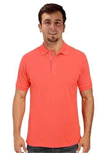 Peach Couture Mens Short Sleeve Classic 