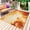 Orange, variant on Teal Green Ombre Clouds Outdoor Rug for Patio/Deck/Porch, Non-Slip Large Area Rug 5 x 7 Ft, Modern Abstract Gradient Cloud Indoor Outdoor Rugs Washable Area Rugs, Reversible Camping Rug Carpet Runner