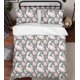thumbnail image 3 of 3D Tropical Rosa Floral Verde Hoja Funda de edredón Set Ropa de Cama Set Funda Nórdica, 3 of 3